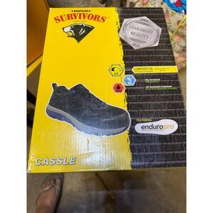 NWT Herman Survivors Work Shoes Cassle Composite Toe Slip/Oil Resis Mens Sz 10.5